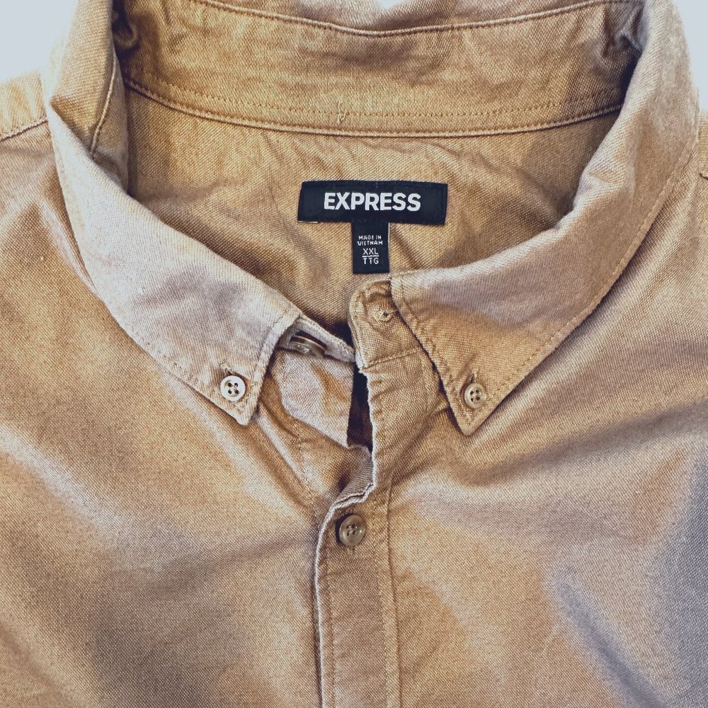 Express Oxford Button Down Stretch-Fit XXL